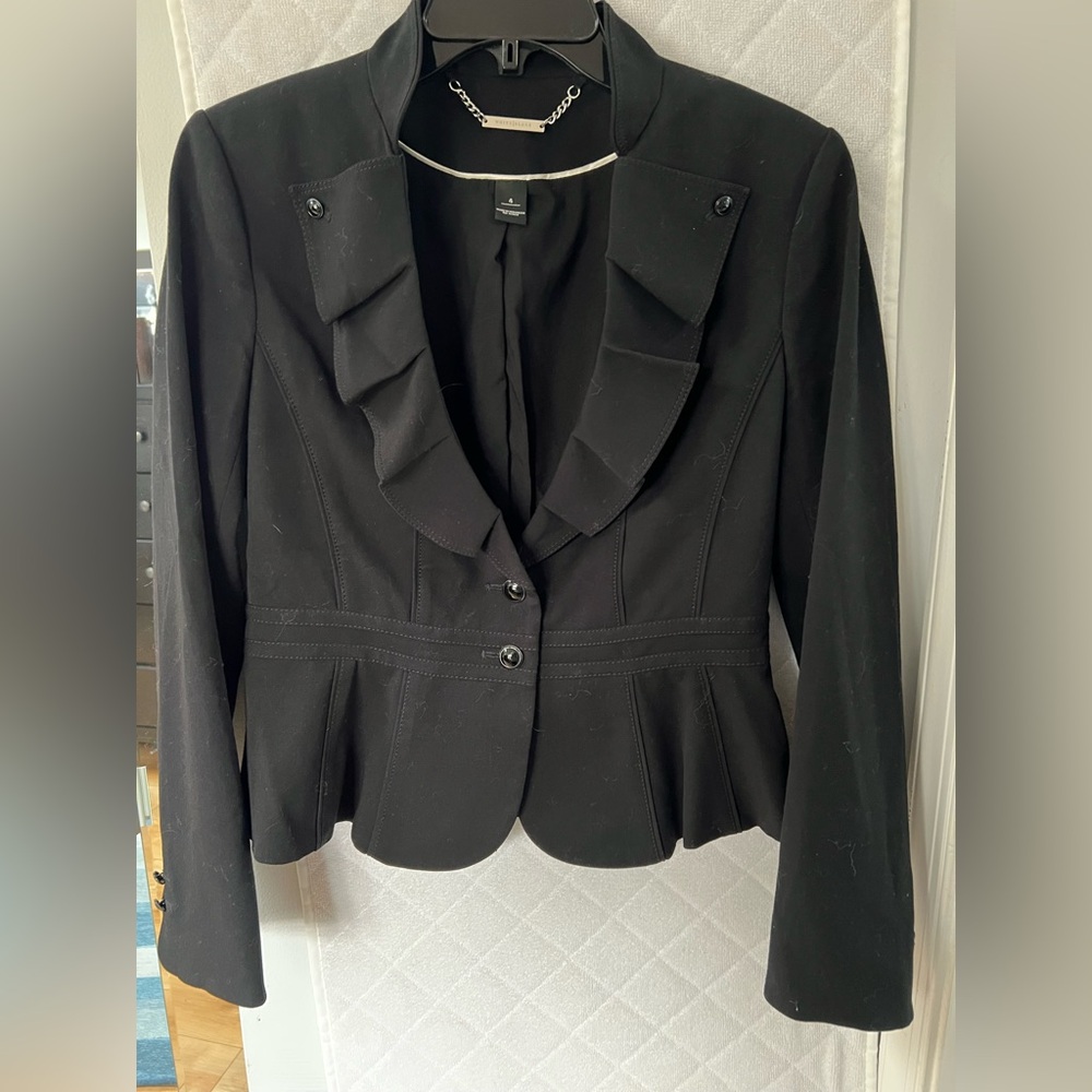 WHBM Elegant Black Women's Blazer, Sz 4